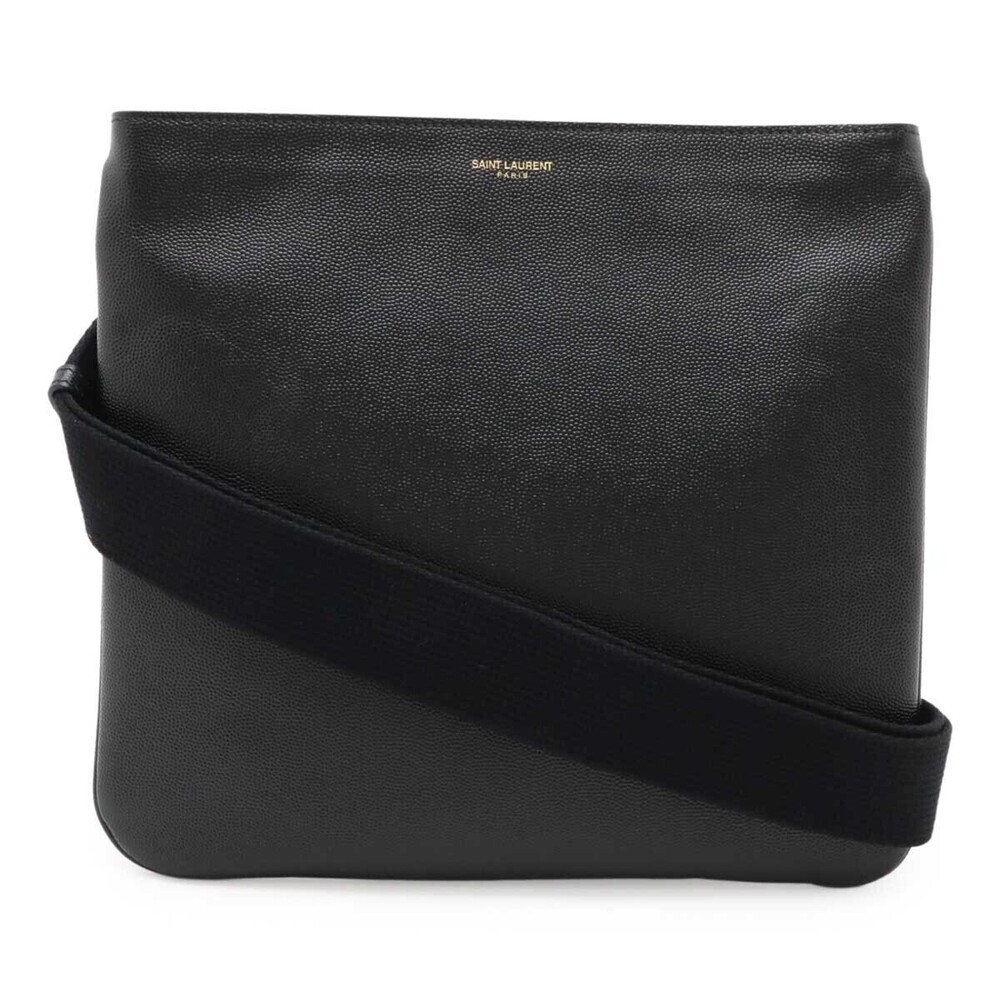 SAINT LAURENT PARIS Shoulder Bag Leather Black